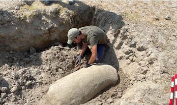 El Ministerio de Cultura recupera una de las piezas arqueolgicas ms singulares del Embalse de Valdecaas
