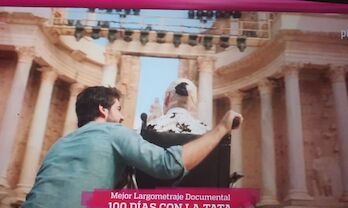 Teatro Romano de Mrida uno de los escenarios del Premio Forqu a Mejor Documental 100 dias con la Tata de Miguel ngel Muoz